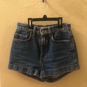American Apparel High Waisted Shorts